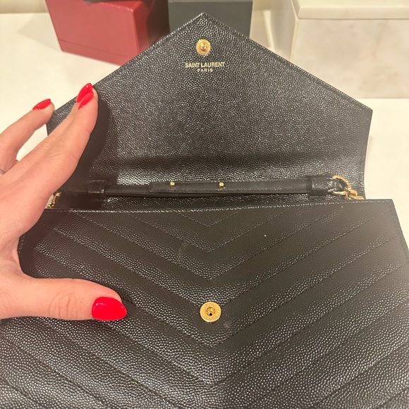 YSL monogram large wallet on chain - Picture 7 of 13